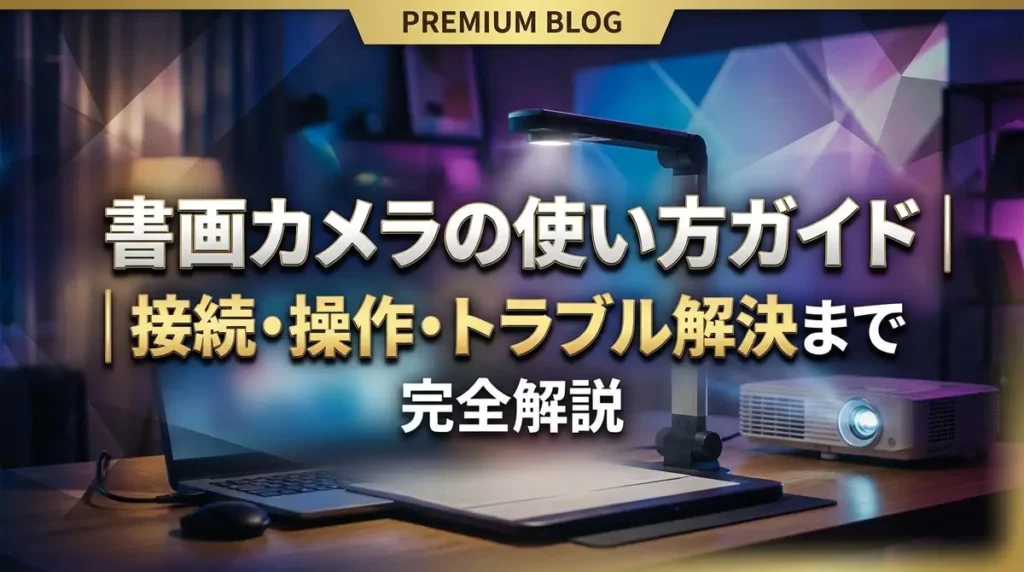 書画カメラの使い方ガイド｜接続・操作・トラブル解決まで完全解説