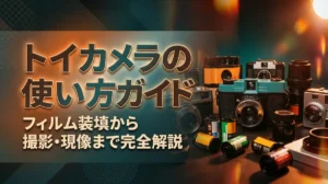 トイカメラの使い方ガイド｜フィルム装填から撮影・現像まで完全解説