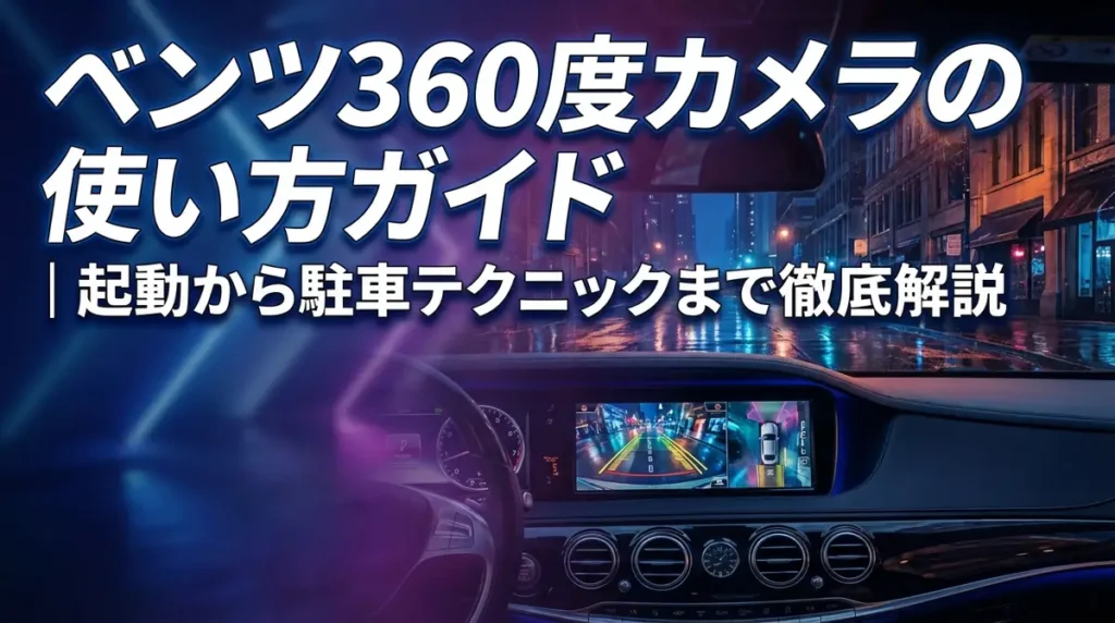 ベンツ360度カメラの使い方ガイド｜起動から駐車テクニックまで徹底解説