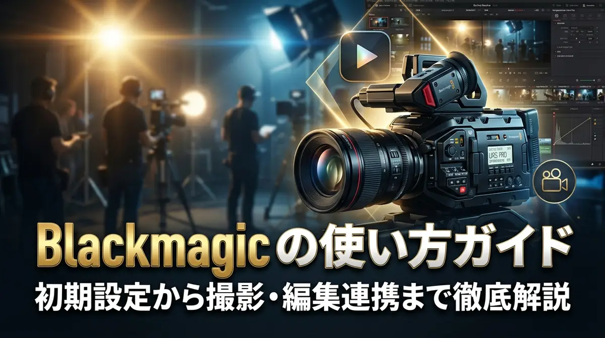 Blackmagic Cameraの使い方ガイド｜初期設定から撮影・編集連携まで徹底解説