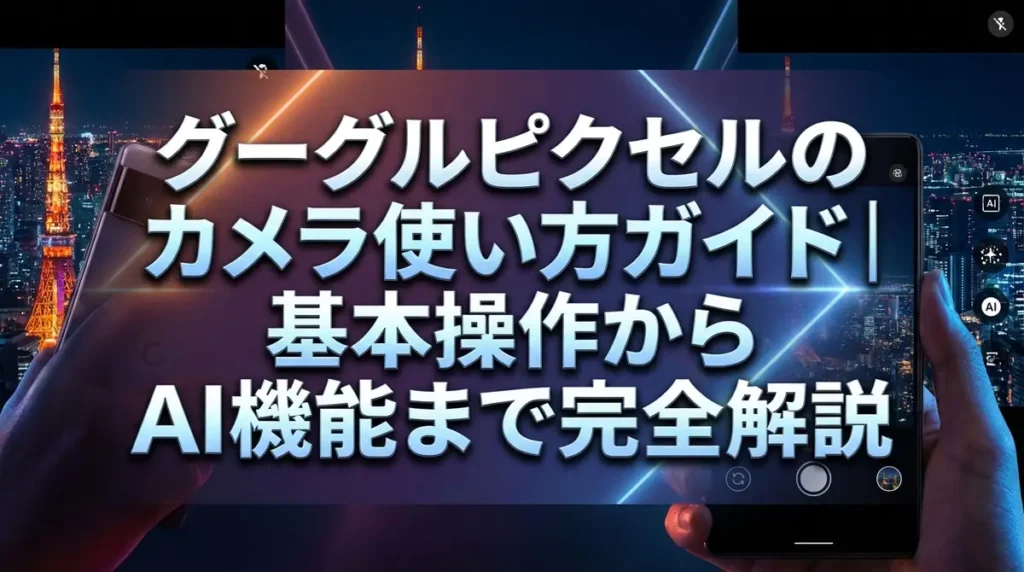 グーグルピクセルのカメラ使い方ガイド｜基本操作からAI機能まで完全解説